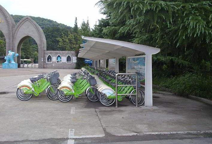 膜結(jié)構(gòu)自行車棚
